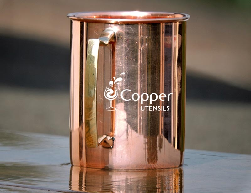 Copper Mug Holder, Handmade