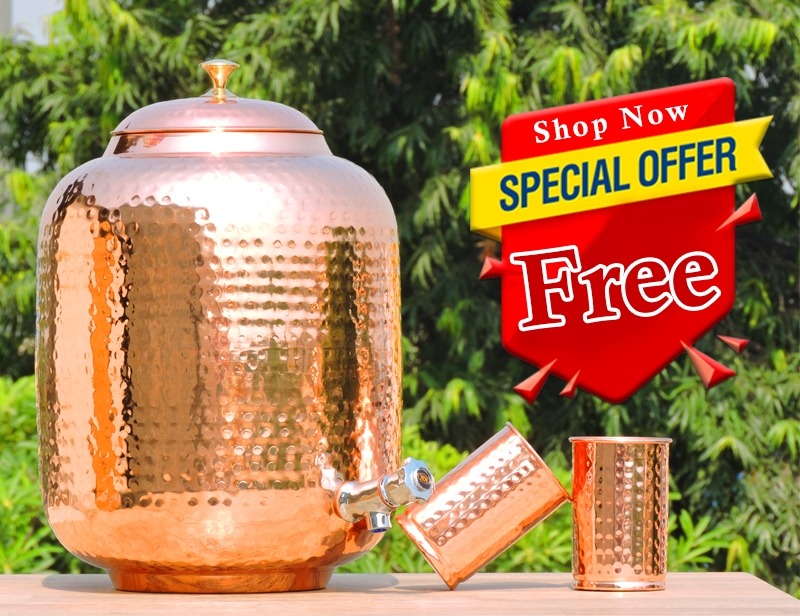 Twelve Liter Pure Copper Water Dispenser