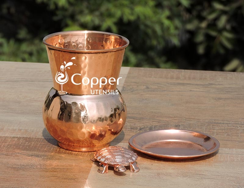 Small AYURVEDIC COPPER BOWL antibacterial qualities in a stylish minimalistic design