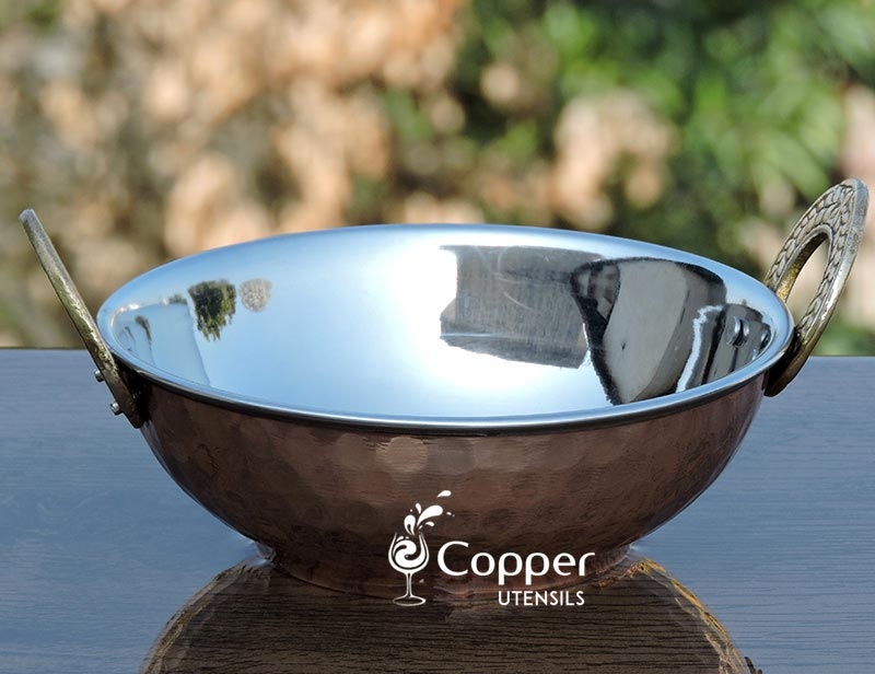 Buy Hammered Copper Kadai Online at Best Prices