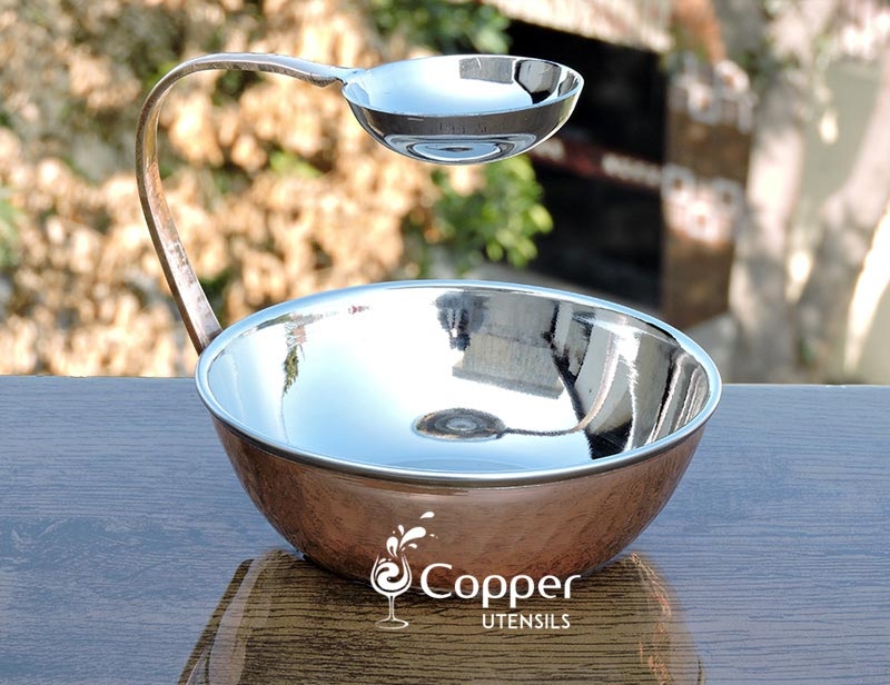 Cuyahoga Copper - Set of 2 - Pure Copper - Prep, Snack and Dip Bowls! Packaged in Attractive Gift Box