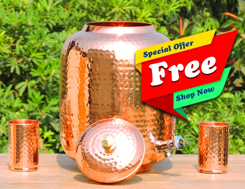 Twelve Liter Pure Copper Water Dispenser