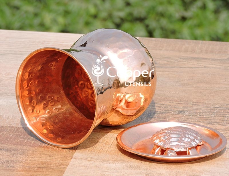 Small AYURVEDIC COPPER BOWL antibacterial qualities in a stylish minimalistic design