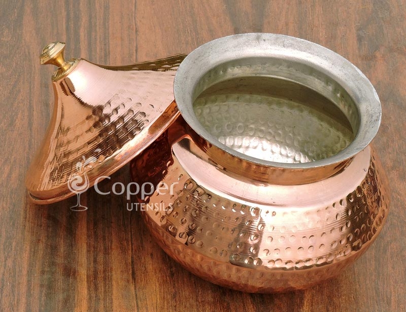 Heavy Duty Copper Degh for Cooking Biryani, 13 Upper Dia – JS Hotelware