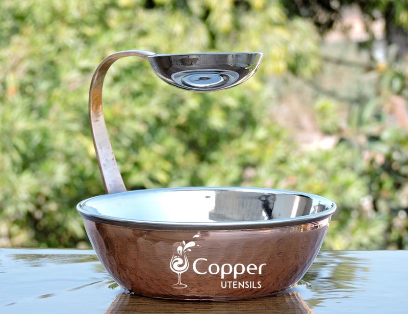 Cuyahoga Copper - Set of 2 - Pure Copper - Prep, Snack and Dip Bowls! Packaged in Attractive Gift Box