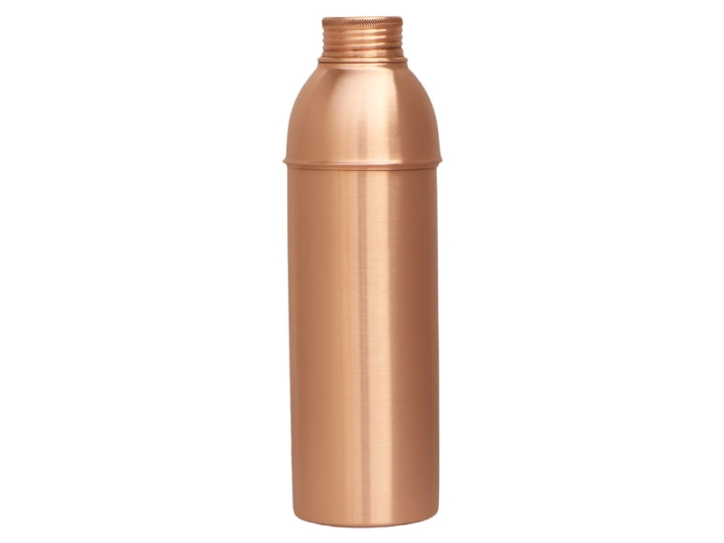 Copper Water Bottle Plain Matt Finish