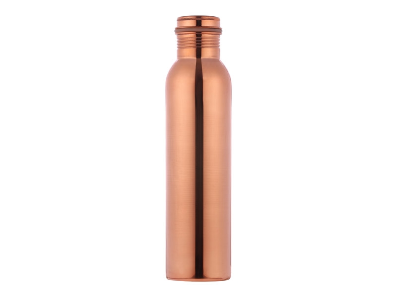 Especially Designed Handmade Indian Copper Water Bottle with Leak Proof Cap