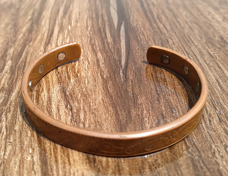 Pure Copper Designer Magnetic Bracelet with Six Magnets