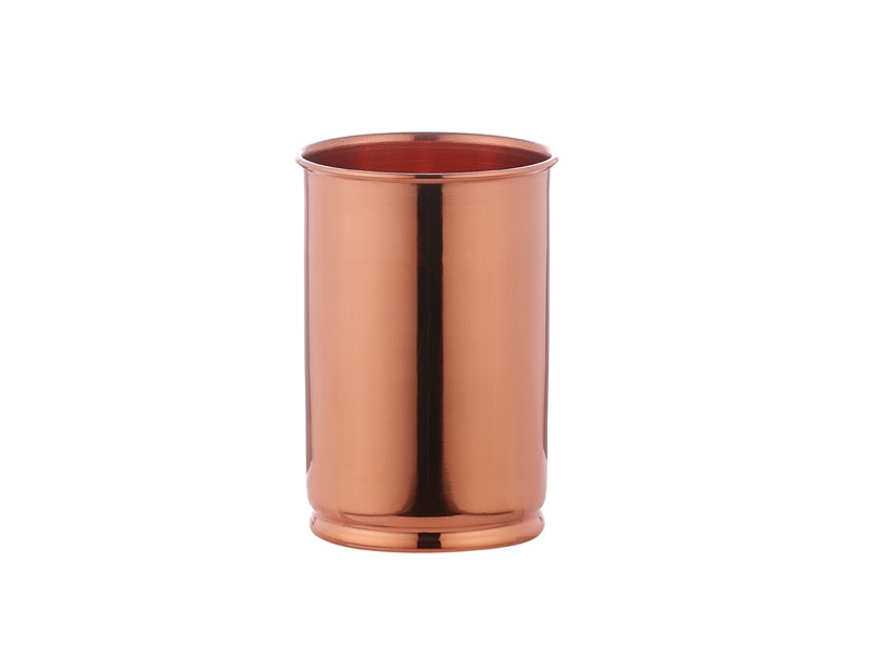 HealthGoodsIn - Pure Copper (99.74%) Tumbler Set of 2, Traveller's Copper  Glass for Serving Water