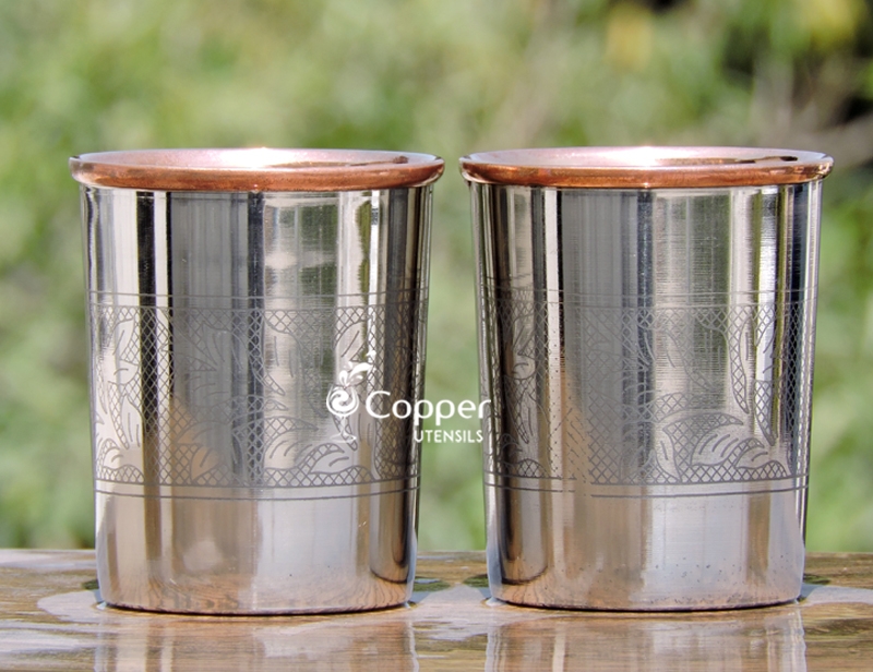 Decorative Stainless Steel Tumbler Cup Copper - Nu Steel