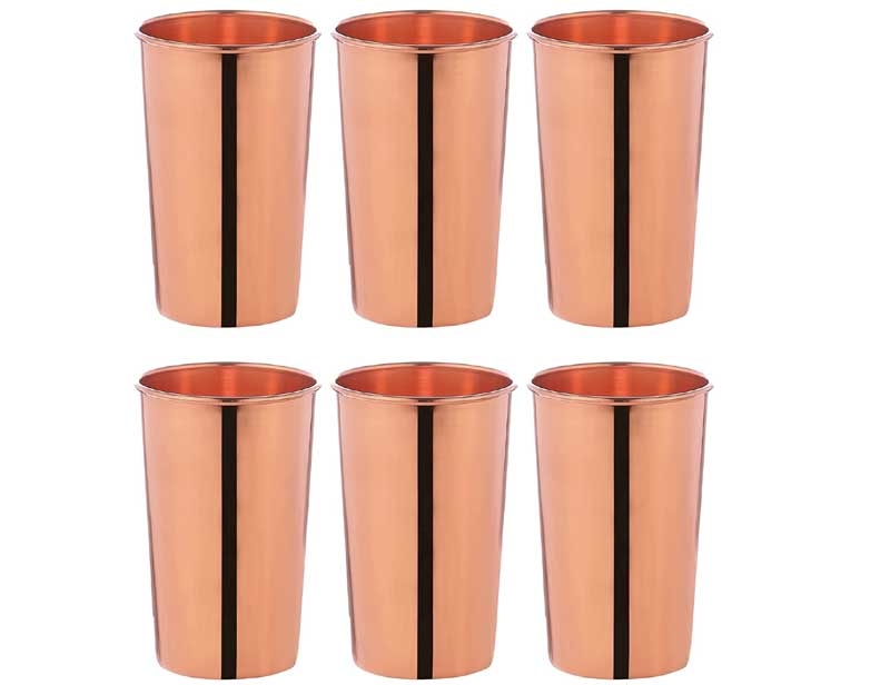 Set of Six Plain without Dimple Tumblers