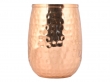 Copper Barrel Tumblers Hammered Set of 2 for Ayurvedic Use 250 ml 