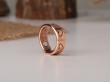 Copper Heart Design Magnetic Ring -Open Adjustable