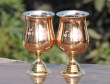 Copper Plated Stainless Steel Wine Glass Set