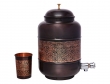 Copper Water Dispenser With Glass and Stand 5 Liter Capacity