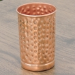 Hammered Copper Tumbler Made of Pure Copper for Storing and Drinking Water