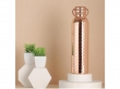 Hammered Copper Water Bottle with Carrying Handle