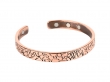 Hammered Crackle Copper Magnetic Bracelet