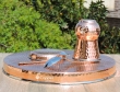 Hand Hammered Copper Thali with Assorted Accessories