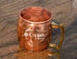 Handmade Pure Solid Copper Vodka Hammered Mug