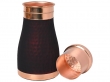 Pure Copper Bedside Carafe For Ayurveda Health Benefits Capacity 1 Liter Dark Cherry