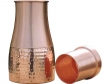 Pure Copper Bedside Carafes Flask with Tumbler-Half Plain