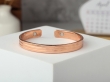 Pure Copper Grooved Lines Bracelet