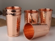 Pure Copper Hammered Drinking Tumbler Set of 6