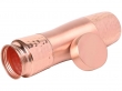 Pure Copper Water Bottle Wide Mouth 1000 Ml Capacity Plain