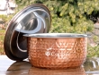 Pure Copper and Stainless Steel Casserole Pot with Lid for Serving