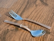 Set of Copper Plated Stainless Steel Spoon and Fork