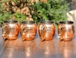 Set of Four Hand Hammered Copper Moscow Mule Mug
