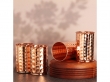 Set of Four Hand Hammered Copper Tumblers 