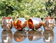 Set of Four Pure Copper Moscow Mule Plain Mugs