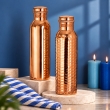 Set of Pure Copper Bottles 1000 ML Capacity