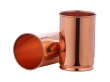 Set of Two Plain Copper Tumblers for Drinking Water
