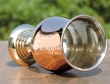 Stainless Steel Wine Glass with Outer Copper Coating