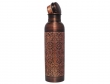 Copper Water Bottle Etching Pattern 1000 Ml Capacity