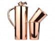 Copper Water Jug with 2 Tumblers Plain Pattern for Health Benefits