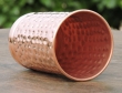 Hammered Copper Tumbler Made of Pure Copper for Storing and Drinking Water