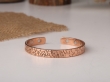 Hammered Crackle Copper Magnetic Bracelet