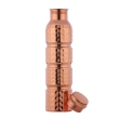 Hammered Pure Copper Water Bottle Seamless 1000 Ml Capacity