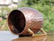 Hand Beaten Copper Moscow Mule Mug for Drinking