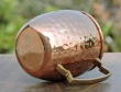 Hand Hammered Copper Moscow Mule Mug with Brass Handle