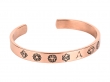 Handcrafted 7 Chakra Copper Cuff with Symbols