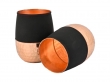 Handcrafted Copper Tumblers Set of 2 for Ayurveda Health Benefits 350 ml  Cherry Color