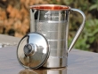 Jug Copper Inside and Outside Stainless Steel for Water Storage