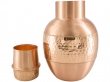 Pure Copper Bedside Water Carafe with Tumbler Eco Friendly Reaping Ayurvedic Benefits Capacity 1.8 Liter