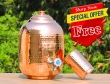 Pure Copper Four and Half Liter Joint Free Water Dispenser With Tap