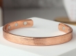 Pure Copper Lined Magnetic Cuff Bracelet